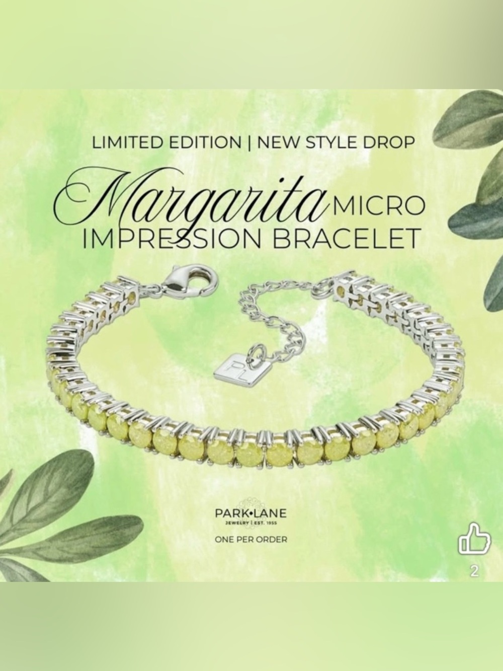 Park Lane “Margarita” Micro Impression Bracelet! BNIB!! Limited Edition!!!